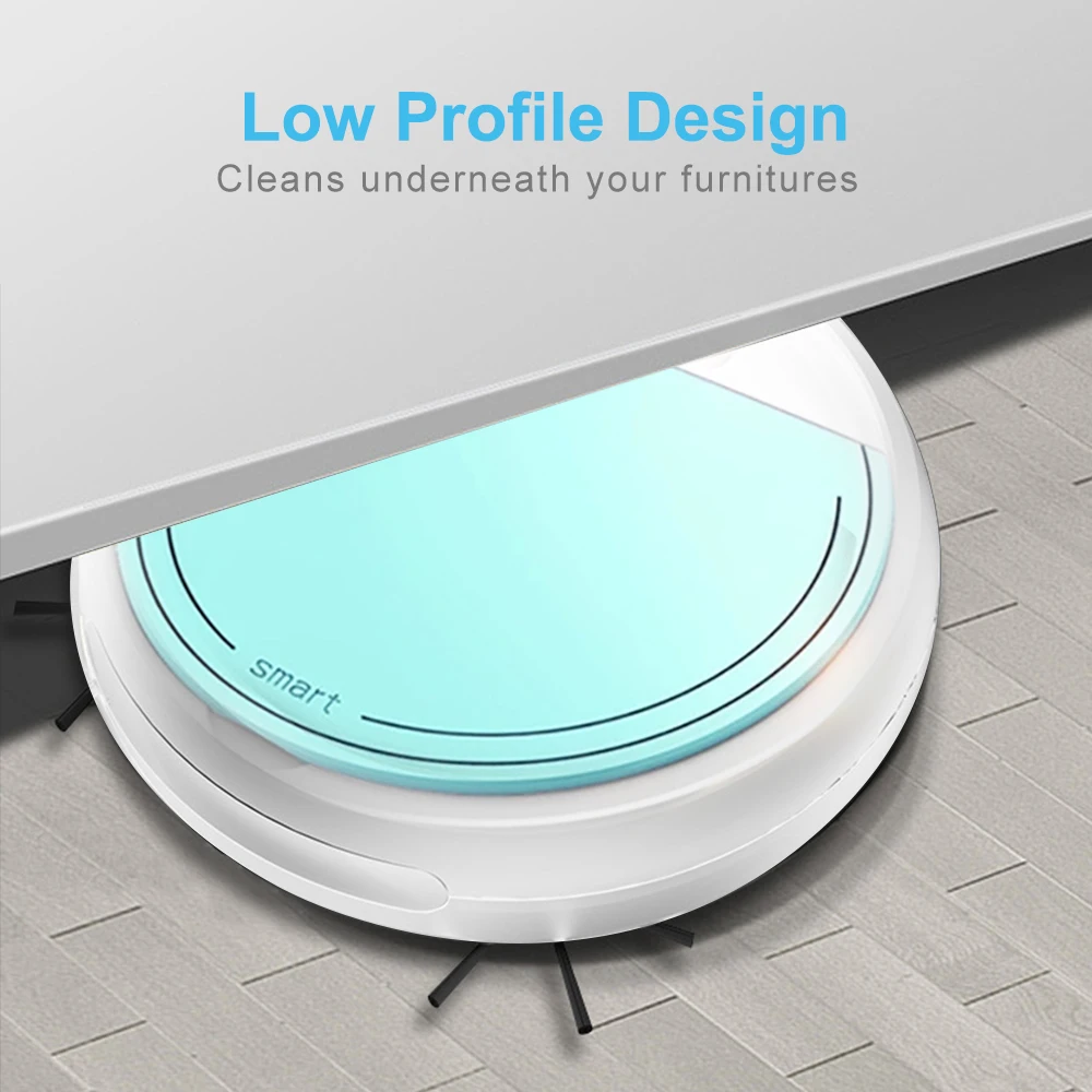 DIDIHOU Robot Vacuum Cleaner &Wet Mop Simultaneously For Hard Auto Dust Sweepe Run 100mins before Automatically Charge
DIDIHOU Robot Vacuum Cleaner &Wet Mop Simultaneously For Hard Auto Dust Sweepe Run 100mins before Automatically Charge