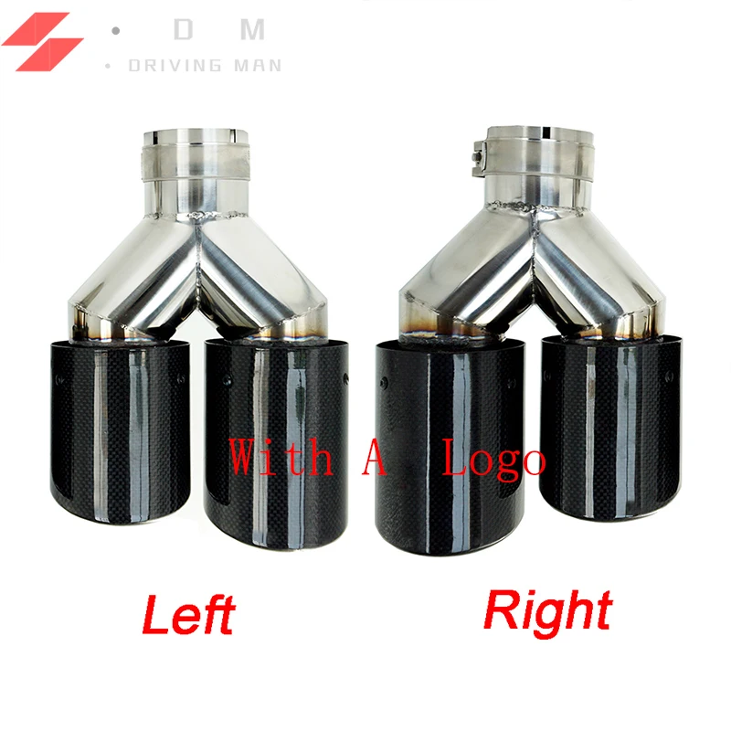 2PCS Universal Dual With A Logo Carbon Fiber Exhaust Tip Glossy Exhaust Pipe Exhaust Tip Curly Flange For BMW E70
2PCS Universal Dual With A Logo Carbon Fiber Exhaust Tip Glossy Exhaust Pipe Exhaust Tip Curly Flange For BMW E70