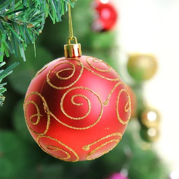 Decorative pendant 8cm Christmas ball light light snowflake pattern hot stamping painted Christmas
Decorative pendant 8cm Christmas ball light light snowflake pattern hot stamping painted Christmas