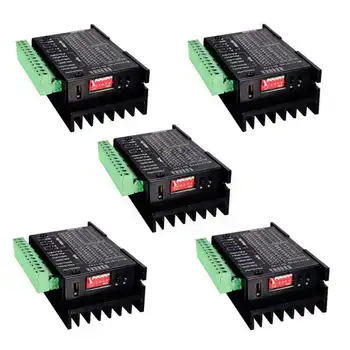 5Pcs Cnc Single Axis 4A Tb6600 Stepper Motor Drivers Controller 32 Segments Upgraded Version 4.0A 42Vdc Milling Kits
5Pcs Cnc Single Axis 4A Tb6600 Stepper Motor Drivers Controller 32 Segments Upgraded Version 4.0A 42Vdc Milling Kits