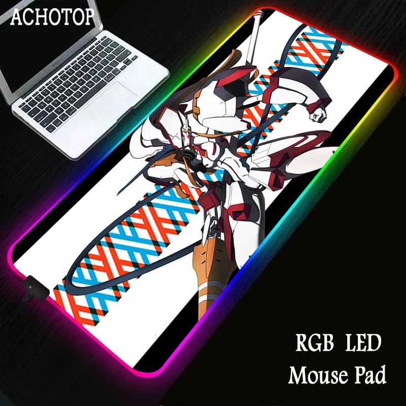 Darling in the FranXX RGB Gaming Large Mouse Pad Gamer Led Computer Anime Mousepad with Backlight Carpet for Keyboard Desk Mat
Darling in the FranXX RGB Gaming Large Mouse Pad Gamer Led Computer Anime Mousepad with Backlight Carpet for Keyboard Desk Mat
