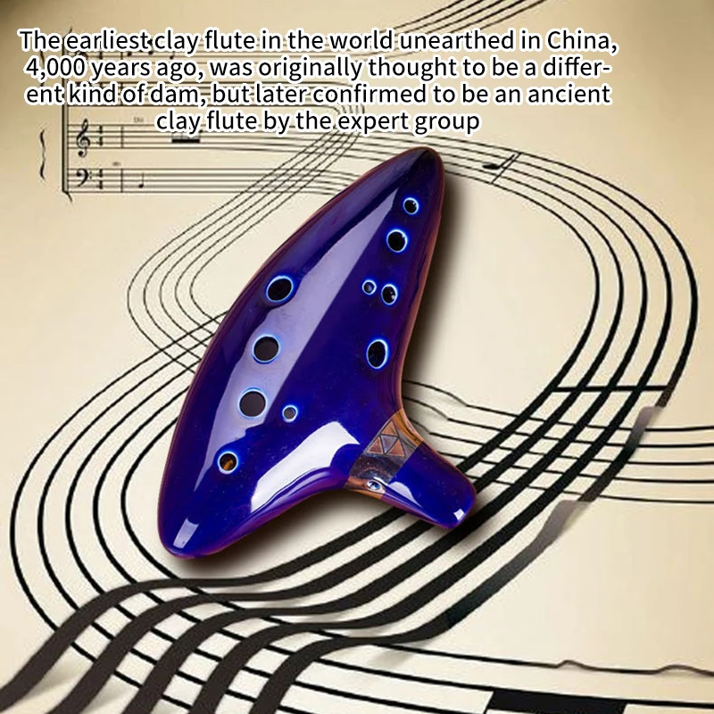 Kiln-fired Ceramic Alto C Legend of Zelda Ocarina Flute of Time Ceramic Bright 12 Holes Glaze Pottery Woodwind Instrument
Kiln-fired Ceramic Alto C Legend of Zelda Ocarina Flute of Time Ceramic Bright 12 Holes Glaze Pottery Woodwind Instrument
