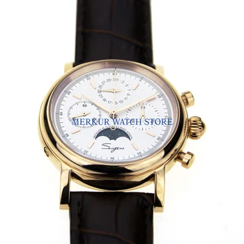 AD30 Sugess Mens Watch Mechanical Chronograph Pilot 1963 Dress Watch Dress Seagull Movement St1908 Gold Plated White DIal
AD30 Sugess Mens Watch Mechanical Chronograph Pilot 1963 Dress Watch Dress Seagull Movement St1908 Gold Plated White DIal