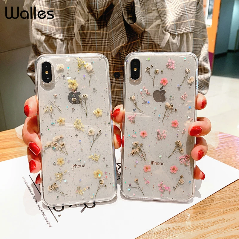 Transparent Phone Case For Iphone 6 6s 7 8 Plus Protection Case For Iphone X XS MAX XR Gel Glittle Bling Dried Flowers Coque
Transparent Phone Case For Iphone 6 6s 7 8 Plus Protection Case For Iphone X XS MAX XR Gel Glittle Bling Dried Flowers Coque
