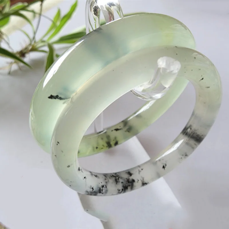 Natural a Cargo Ice-like Xiuyan Jade round Chinese-style Classical Ink Floating Flowers Bracelet round Jade Bracelet Wholesale
Natural a Cargo Ice-like Xiuyan Jade round Chinese-style Classical Ink Floating Flowers Bracelet round Jade Bracelet Wholesale