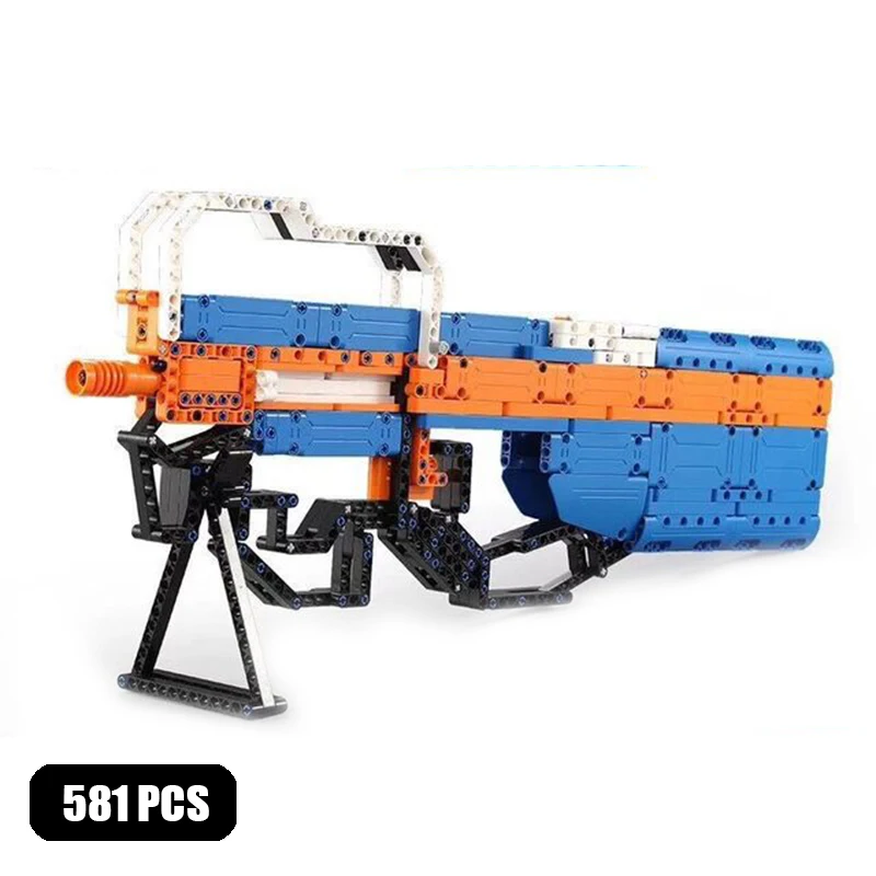 CADA Military Guns P90 Submachine Building Blocks Model SWAT Technic Army Weapon Can Launch DIY Bricks Toys for Kids Gifts
CADA Military Guns P90 Submachine Building Blocks Model SWAT Technic Army Weapon Can Launch DIY Bricks Toys for Kids Gifts