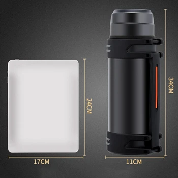 New 2L Large Capacity Stainless Steel Vacuum Flask Outdoor Car Hot Water Cup Portable Insulation Vacuum Cup
New 2L Large Capacity Stainless Steel Vacuum Flask Outdoor Car Hot Water Cup Portable Insulation Vacuum Cup