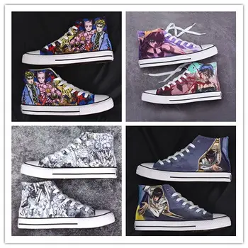 Graffiti Canvas Shoes Anime JoJo's Bizarre Adventure Cosplay Spring and Summer New Couple Shoes Student Casual Shoes
Graffiti Canvas Shoes Anime JoJo's Bizarre Adventure Cosplay Spring and Summer New Couple Shoes Student Casual Shoes