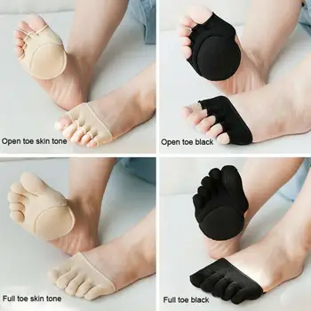 Women High Heel Open Toe Finger Socks Sponge Silicone Pad Liner Cushion Heelless Forefoot Anti-slip Female Sock Cotton Invi J4C3
Women High Heel Open Toe Finger Socks Sponge Silicone Pad Liner Cushion Heelless Forefoot Anti-slip Female Sock Cotton Invi J4C3