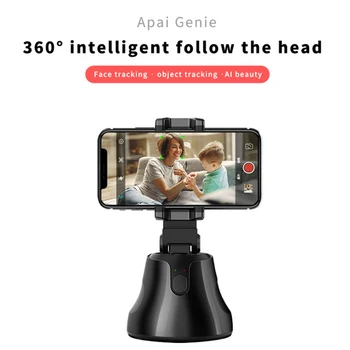 Portable All-in-one Smart Selfie Stick, 360° Rotates Auto Face & Object Tracking Vlog Shooting Smartphone Mount Holder apaigenie
Portable All-in-one Smart Selfie Stick, 360° Rotates Auto Face & Object Tracking Vlog Shooting Smartphone Mount Holder apaigenie