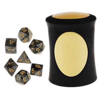 7PCS Polyhedral Dice D4-D20 for Dungeons and Dragons Board Game Accessories &Dice Cup #3
7PCS Polyhedral Dice D4-D20 for Dungeons and Dragons Board Game Accessories &Dice Cup #3
