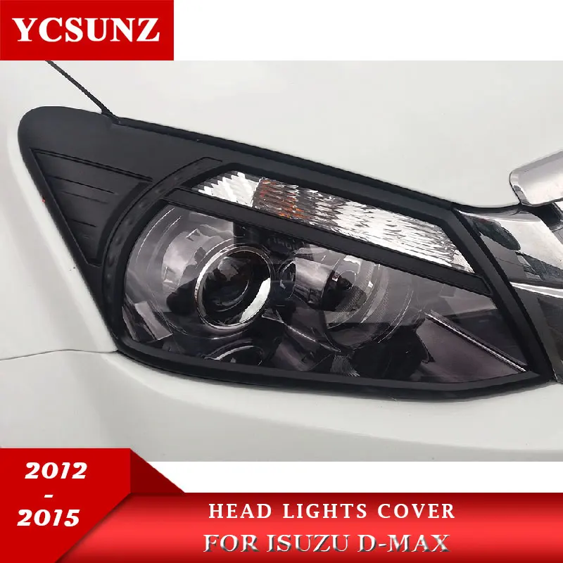 ABS car styling isuzu d-max pick up accessories matte black headlamp cover trim fit d-max 2012 2013 2014 2015 headlight cover
ABS car styling isuzu d-max pick up accessories matte black headlamp cover trim fit d-max 2012 2013 2014 2015 headlight cover