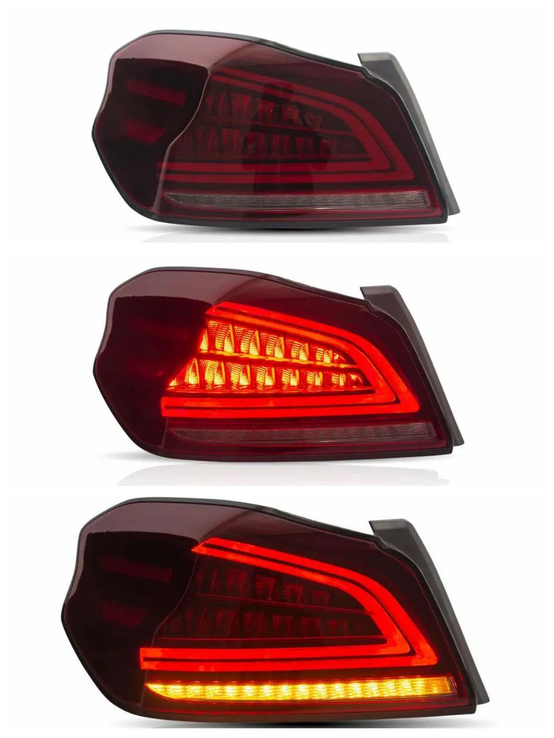 VLAND factory for car tail light for SUBARU WRX LED taillight 2013 2015 2017 2019 and turn signal with sequential indicator 
VLAND factory for car tail light for SUBARU WRX LED taillight 2013 2015 2017 2019 and turn signal with sequential indicator