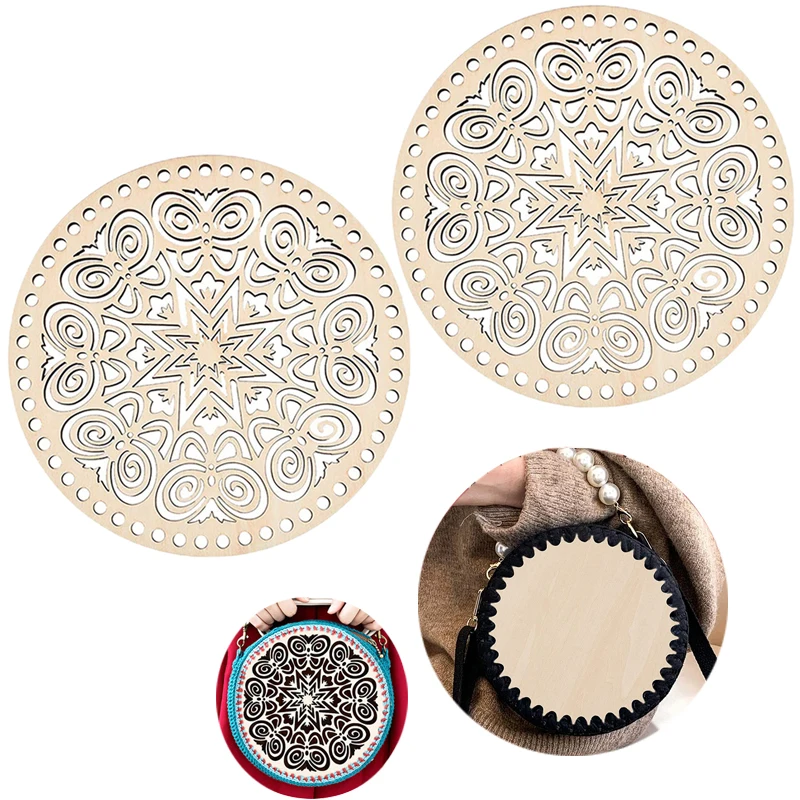 2pcs DIY Natural Wooden Basket Bags Bottom Crochet Basket Wood Base Basket Weaving Craft Women Wirebag Homemade Supplies
2pcs DIY Natural Wooden Basket Bags Bottom Crochet Basket Wood Base Basket Weaving Craft Women Wirebag Homemade Supplies