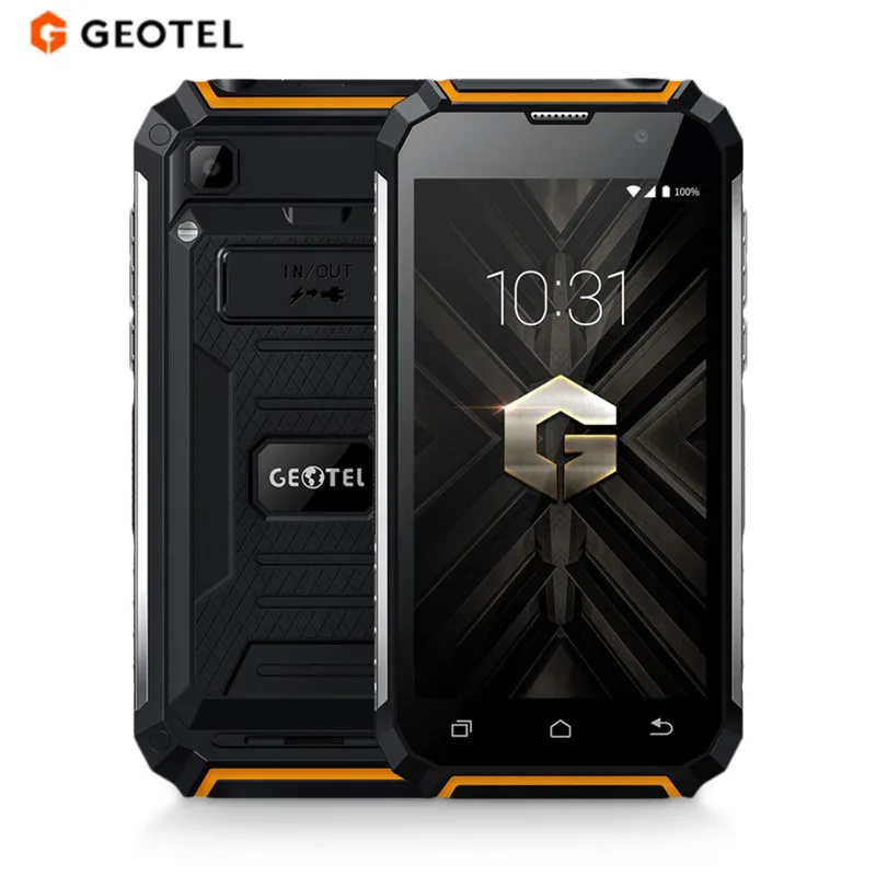 

GEOTEL G1 5 Inch 3G Smartphone 2GB RAM 16GB ROM MTK6580A Quad Core Android 7.0 1.3GHz 7500mAh Waterproof Charger Mobile Phone