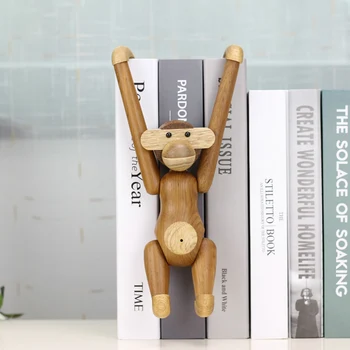 Hanging Wooden Monkey Dolls Nordic Fashion Design Wood Carving Animal Crafts Gifts Home Decoration Accessories Living Room Decor 
Hanging Wooden Monkey Dolls Nordic Fashion Design Wood Carving Animal Crafts Gifts Home Decoration Accessories Living Room Decor