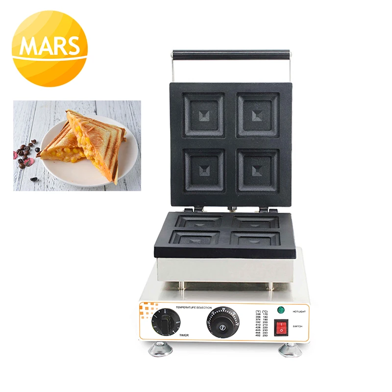 

Electric Waffle Maker Iron Sandwich Machine Non-Stick Pan Bubble Egg Cake Oven Commercial Breakfast Waffle Machine 220v 110v