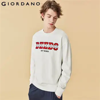 Giordano Men Sweatshirts Crewneck Embroideried Letter Ribbed Pullover Men Drop Shoulder Long Sleeves Sudadera Hombre 01020791
Giordano Men Sweatshirts Crewneck Embroideried Letter Ribbed Pullover Men Drop Shoulder Long Sleeves Sudadera Hombre 01020791