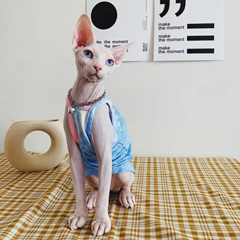 Hairless Cat Clothes Pet Sphinx Clothes For Small Dogs GermanDeven Summer Style Small Camisole Vest
Hairless Cat Clothes Pet Sphinx Clothes For Small Dogs GermanDeven Summer Style Small Camisole Vest