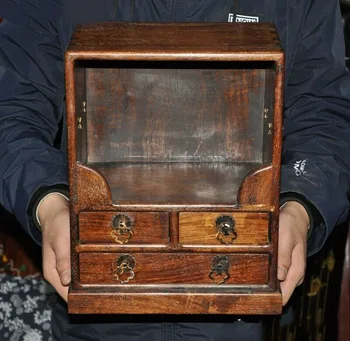wedding decoration 13"China Huanghuali wood Handmade Respectfully God box Container Box Case Statue 
wedding decoration 13"China Huanghuali wood Handmade Respectfully God box Container Box Case Statue