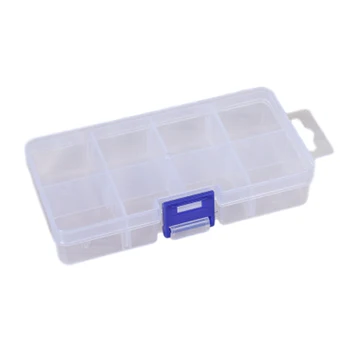 4pcs Transparent Detachable Plastic Storage Box 8 Grid Jewelry Bead Screw Organizer Container Thickened W/ Box Buckle Cover Hook
4pcs Transparent Detachable Plastic Storage Box 8 Grid Jewelry Bead Screw Organizer Container Thickened W/ Box Buckle Cover Hook