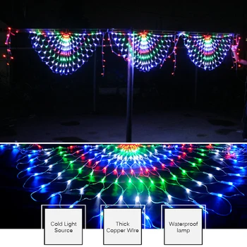 Party EU/US Plug 3M Peacock Mesh Net Led String Lights Outdoor Fairy For Wedding Christmas Wedding New Year Party Decoration
Party EU/US Plug 3M Peacock Mesh Net Led String Lights Outdoor Fairy For Wedding Christmas Wedding New Year Party Decoration