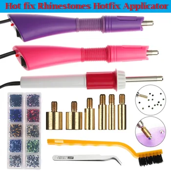 Fast Heated Hot fix Rhinestones Hotfix Applicator with Crystal Glass Rhinestone Iron-on Wand Strass Hotfix Rhinestones Full Set
Fast Heated Hot fix Rhinestones Hotfix Applicator with Crystal Glass Rhinestone Iron-on Wand Strass Hotfix Rhinestones Full Set