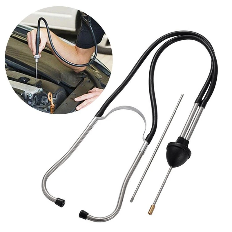 

Car Stethoscope Auto Mechanics Engine Cylinder Stethoscope Hearing Tool Car Engine Tester Diagnostic Tool