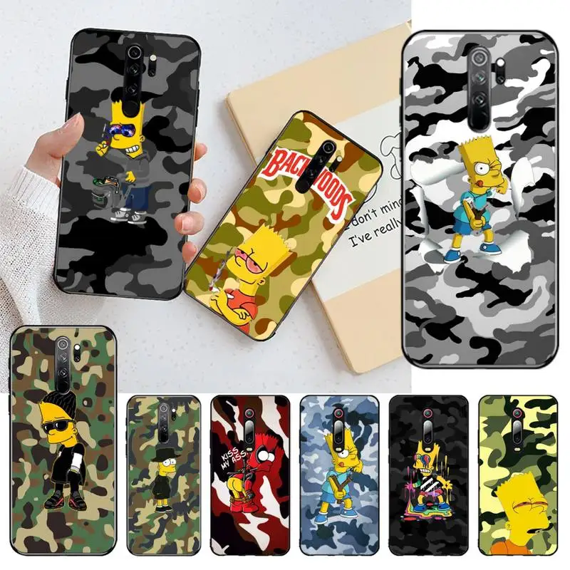 HPCHCJHM Camouflage Simpson Black TPU Soft Phone Case Cover for Redmi Note 8 8A 7 6 6A 5 5A 4 4X 4A Go Pro Plus Prime
HPCHCJHM Camouflage Simpson Black TPU Soft Phone Case Cover for Redmi Note 8 8A 7 6 6A 5 5A 4 4X 4A Go Pro Plus Prime