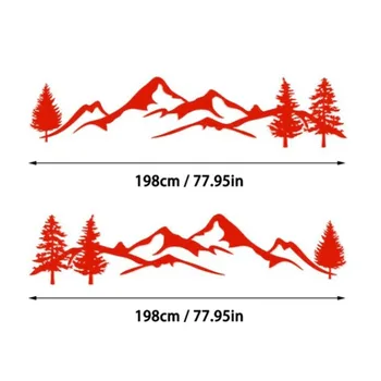 Car Stickers 2pcs 198cm Tree Mountain Forest Decal Car Sticker Decor Vinyl For RV Trailer Hot Sale
Car Stickers 2pcs 198cm Tree Mountain Forest Decal Car Sticker Decor Vinyl For RV Trailer Hot Sale