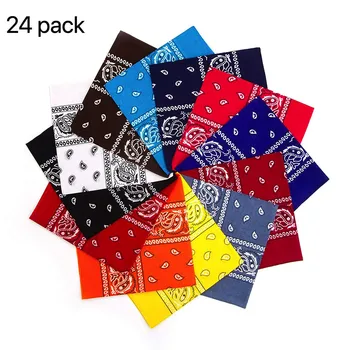 Bandana 24/36PC Bandanas For Men And Women Fashion Bandana Soft And Durable Bandana handkerchief платок
Bandana 24/36PC Bandanas For Men And Women Fashion Bandana Soft And Durable Bandana handkerchief платок