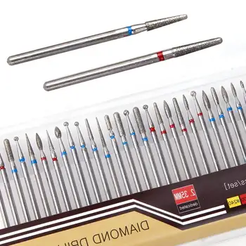30pcs/lot Diamond Cutters for Manciure Apparatus Milling Machine Electric Nail Drill Bit Burr Rotary Cuticle Files Nail Tools
30pcs/lot Diamond Cutters for Manciure Apparatus Milling Machine Electric Nail Drill Bit Burr Rotary Cuticle Files Nail Tools