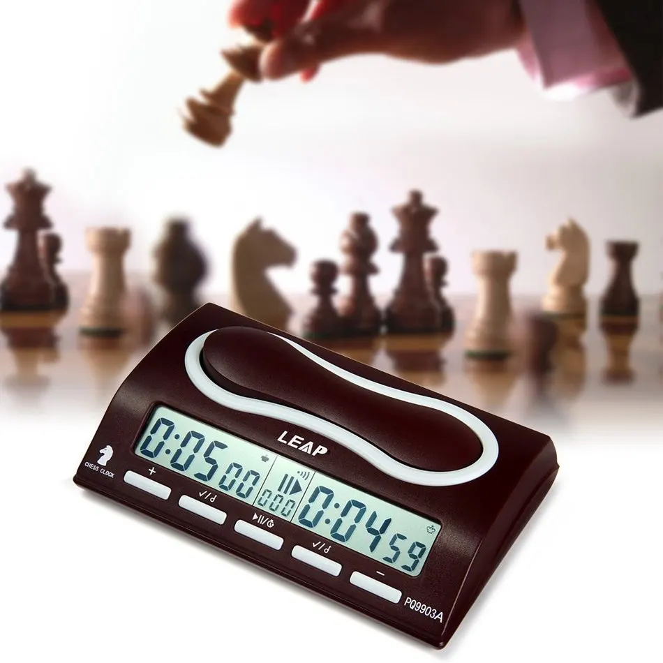 LEAP PQ9903A Multifuctional Digital Chess Clock Wei Chi Count Up Down Chess Alarm Timer Reloj Ajedrez Temporizador Game Timer
LEAP PQ9903A Multifuctional Digital Chess Clock Wei Chi Count Up Down Chess Alarm Timer Reloj Ajedrez Temporizador Game Timer