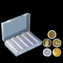 17/20/25/27/30mm Transparent Coin Protector Case Collection Storage Box with 100pcs Protective Gaskets & 100Pcs Coin Capsules
17/20/25/27/30mm Transparent Coin Protector Case Collection Storage Box with 100pcs Protective Gaskets & 100Pcs Coin Capsules