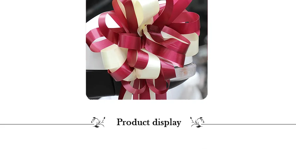 Hmeot 2pcs Diy Artificial Flowers Diy Wedding Car Decoration Flower Ribbon Pull Bows Gift Wrap Floristry Wedding Home Decoration Aliexpress Home Garden