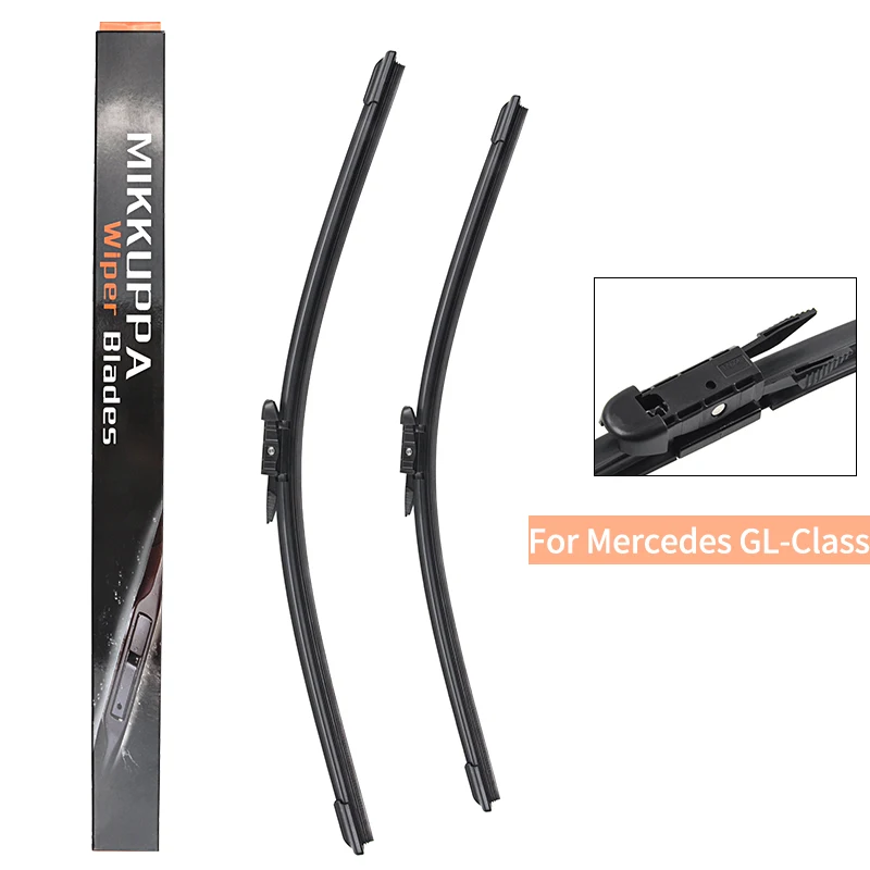 Front and Rear Wiper blades for Mercedes Benz GL Class X164 2006-2012 Natural Rubber Clean the Windshield Windscreen
Front and Rear Wiper blades for Mercedes Benz GL Class X164 2006-2012 Natural Rubber Clean the Windshield Windscreen