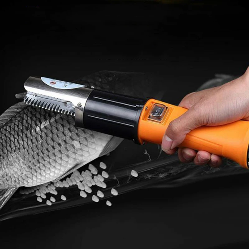 Useful Electric Fish Scale Fishing Tackle Cleaner Clean Fish Remover Cleaner Descaler Waterproof Scraper Seafood Tool (6 Side Sc
Useful Electric Fish Scale Fishing Tackle Cleaner Clean Fish Remover Cleaner Descaler Waterproof Scraper Seafood Tool (6 Side Sc