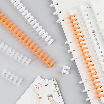 20 Pcs Loose-leaf Plastic Binding Ring Spring Spiral Rings for 30 Holes A4 A5 A6 Paper Scrapbook Notebook School Supplies 
20 Pcs Loose-leaf Plastic Binding Ring Spring Spiral Rings for 30 Holes A4 A5 A6 Paper Scrapbook Notebook School Supplies