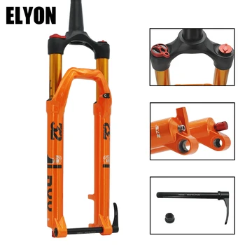 MTB Suspension Fork 27.5/29er Air Damping Front Fork Cone Tube Remote Manual Control HL RL Suspension Gas Fork Remote Lock 1735g
MTB Suspension Fork 27.5/29er Air Damping Front Fork Cone Tube Remote Manual Control HL RL Suspension Gas Fork Remote Lock 1735g