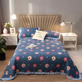 1 Pc Quilted Duvet Fleece Velvet Bedspread Warm Quilt Winter Bed Queen For Size Coverlet Blue Thicken Flower Purfle
1 Pc Quilted Duvet Fleece Velvet Bedspread Warm Quilt Winter Bed Queen For Size Coverlet Blue Thicken Flower Purfle