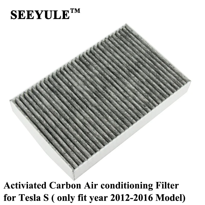 1pc SEEYULE High quality Activiated Carbon Car Air Conditioning Filter Cabin Filter for Tesla Model S year 2012-2016 clean air
1pc SEEYULE High quality Activiated Carbon Car Air Conditioning Filter Cabin Filter for Tesla Model S year 2012-2016 clean air