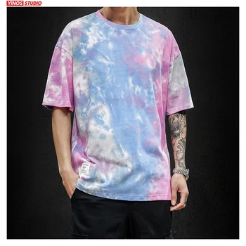Dropshipping 2020 Men Tie Dye Hip Hop Tshirts Tops Men's Summer O-Neck Tees T-shirts Male Oversize Harajuku Couple Clothes 5XL
Dropshipping 2020 Men Tie Dye Hip Hop Tshirts Tops Men's Summer O-Neck Tees T-shirts Male Oversize Harajuku Couple Clothes 5XL
