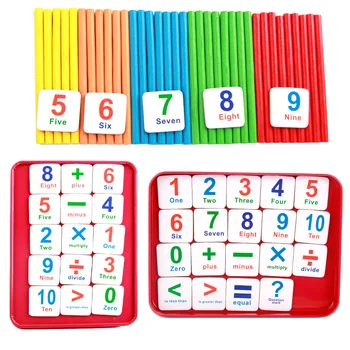 NEW 1Set Wooden Math Learning Toy Numbers Counting Sticks Mathematics Teaching Letters Digit Blocks Early Educational Math Toy
NEW 1Set Wooden Math Learning Toy Numbers Counting Sticks Mathematics Teaching Letters Digit Blocks Early Educational Math Toy