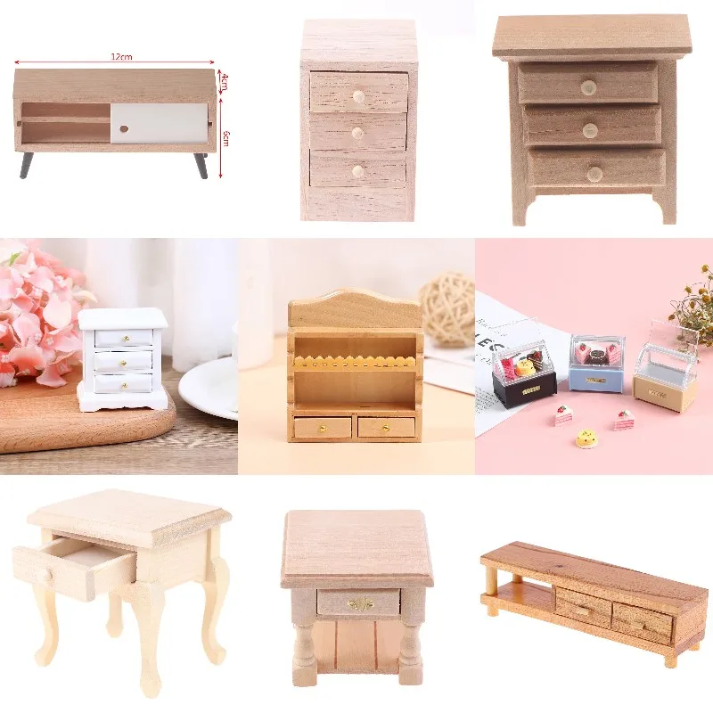1:12 Dollhouse Miniature Cabinet Model Cupboard Displayshelf Bookshelf Cabinet Nightstand TV Cabinet Dollhouse Funiture Acce
1:12 Dollhouse Miniature Cabinet Model Cupboard Displayshelf Bookshelf Cabinet Nightstand TV Cabinet Dollhouse Funiture Acce