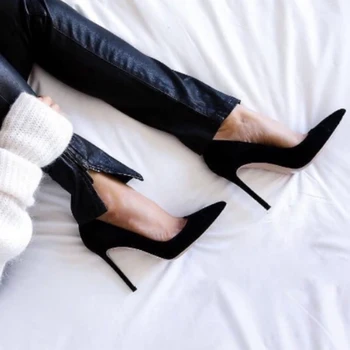 EOEODOIT Concise Fashion Pumps High Heels Pointed Toe Autumn Stiletto Heels Pumps Shoes Women Party Wedding Footwear 9 CM
EOEODOIT Concise Fashion Pumps High Heels Pointed Toe Autumn Stiletto Heels Pumps Shoes Women Party Wedding Footwear 9 CM