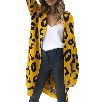 Chic Lady Leopard Print Long Sleeve Causal Knitted Cardigan Blouse Sweater Coat
Chic Lady Leopard Print Long Sleeve Causal Knitted Cardigan Blouse Sweater Coat