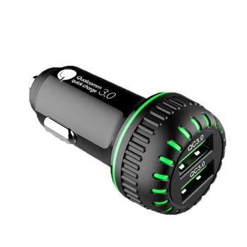 Universal Dual QC 3.0 Fast Charging Car Charger For Xiaomi 9cc 9 pro SE Alpha 12V-24V Port Car Charger with/ Green LED Lighting
Universal Dual QC 3.0 Fast Charging Car Charger For Xiaomi 9cc 9 pro SE Alpha 12V-24V Port Car Charger with/ Green LED Lighting