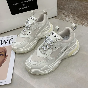 2020 Autumn Fashion Sneakers For Women Platform Chunky Casual Shoes Tenis Female Brand Woman Black White Vulcanized Shoes 5cm
2020 Autumn Fashion Sneakers For Women Platform Chunky Casual Shoes Tenis Female Brand Woman Black White Vulcanized Shoes 5cm