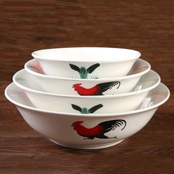 Chinese Ceramic Soup Bowl Vintage Classical Cock Art Small Rice Bowls Kitchen Utensils Porcelain Tableware Home Dinnerware White
Chinese Ceramic Soup Bowl Vintage Classical Cock Art Small Rice Bowls Kitchen Utensils Porcelain Tableware Home Dinnerware White