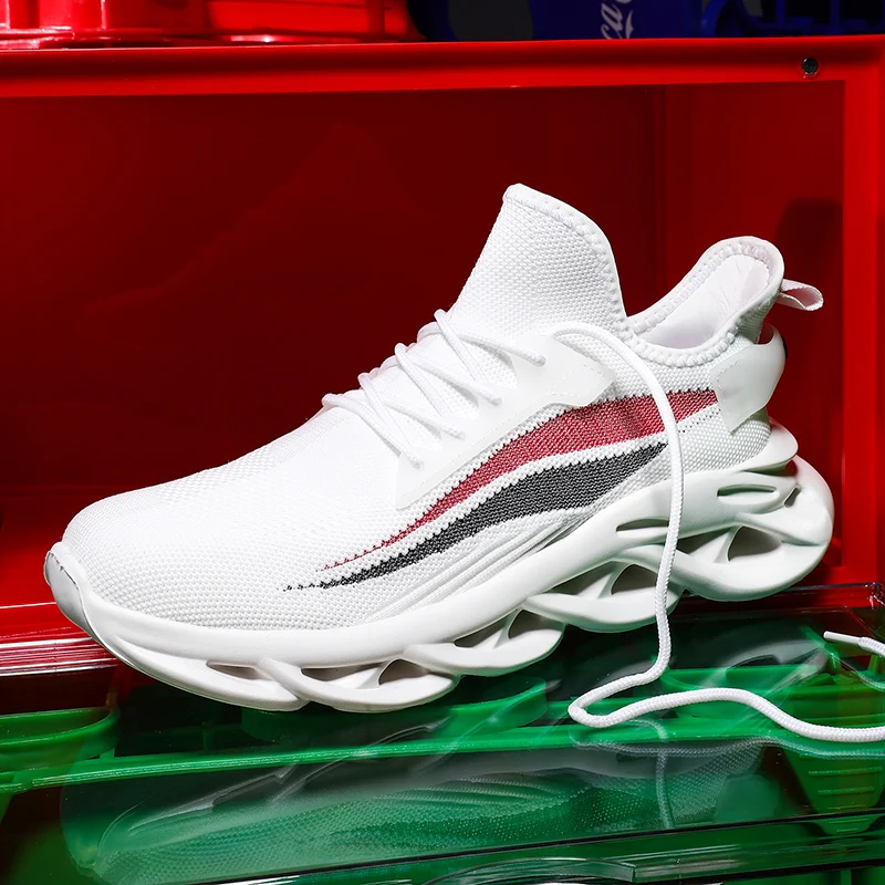 Mesh Man Sneakers Breathable Running Shoes for Men Outdoor Adult Super Light Sport Shoes Jogging Athletic Fitness Shoes Size 46 
Mesh Man Sneakers Breathable Running Shoes for Men Outdoor Adult Super Light Sport Shoes Jogging Athletic Fitness Shoes Size 46